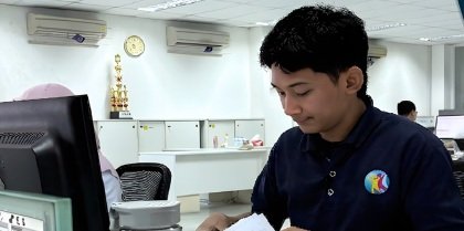 Aktivitas administrasi dari company profile MEI